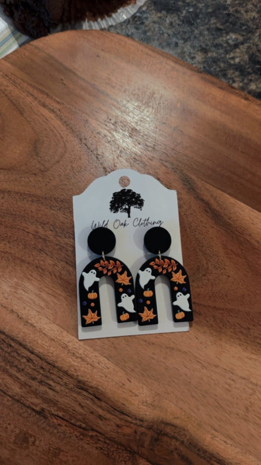 Ghost Clay Earrings