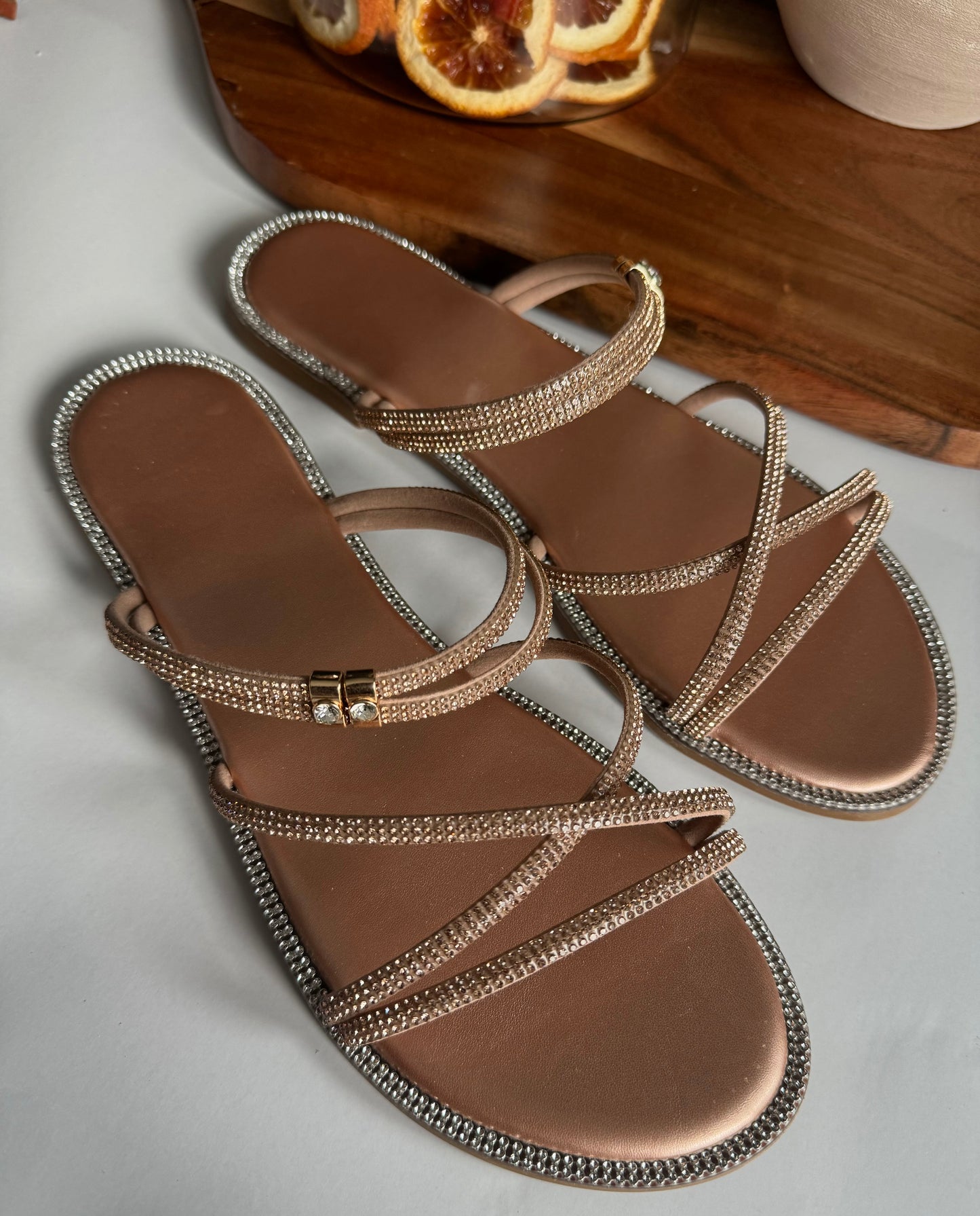 Champagne Bling Sandals