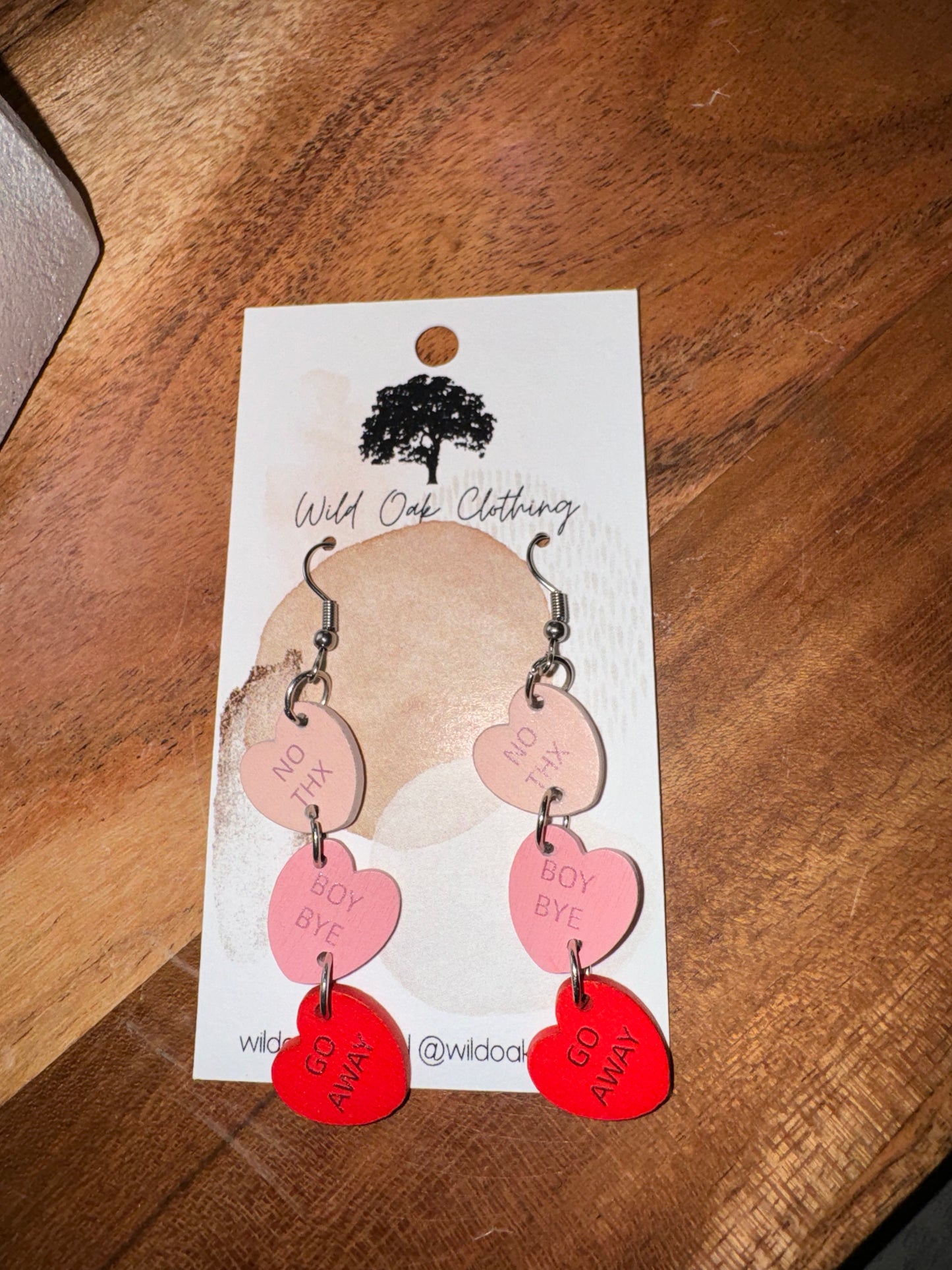 Candy Heart Earrings