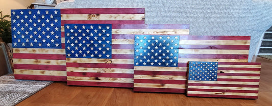 Wooden Flags