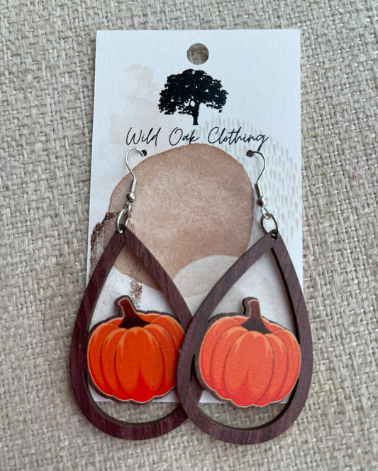 Pumpkin Earrings