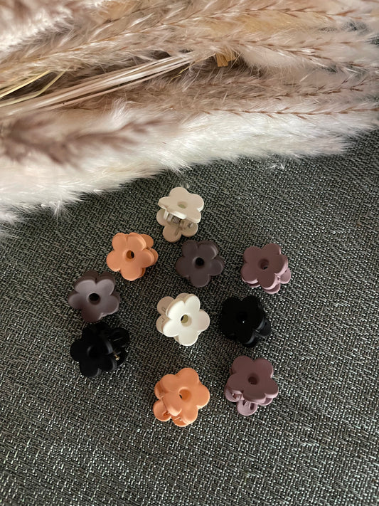 10 pc Mini Flower Clips