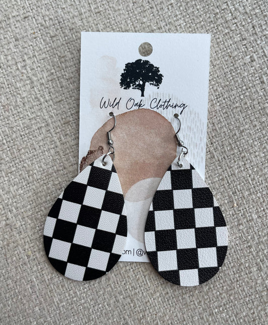 Checkerboard Earrings